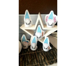 ITH - LED Teelichthüllen Winterzauber Wichtel